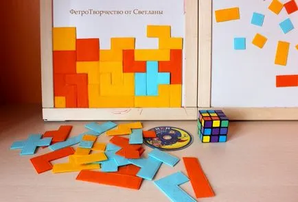 Dezvoltarea joc de pâslă „Tetris magnetice“