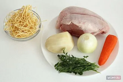 Recept képpel csirke leves tojásos tészta