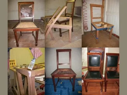 Възстановяване на стари мебели със собствените си ръце