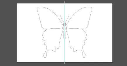 Изготвяне на пеперуда в огледалото, като се използва Adobe Illustrator
