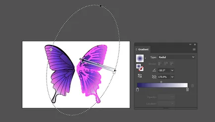 Desen fluture în oglindă, folosind Adobe Illustrator