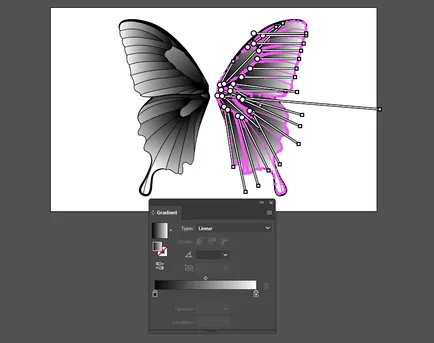 Desen fluture în oglindă, folosind Adobe Illustrator