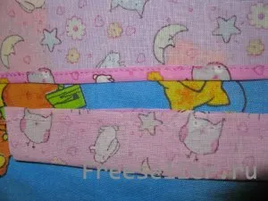Домашна шарена кърпа с еластична лента за момичета