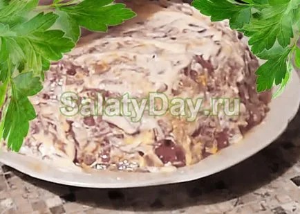 Salata Praga - reteta salata preferata pentru barbati puternice cu fotografii și video