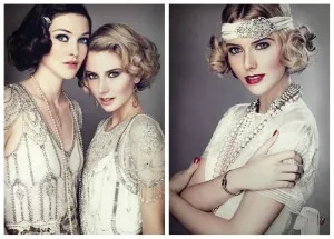 Beauty School frizura „Gatsby” stílusban