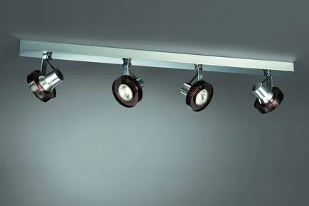 Петна LED таван дървена стена в интериора, LED лампа суспендира в изискан стил