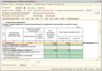 Összeállítása tisztázása a számítás ÁFA, tananyagok képzési központ „inger” - képzés