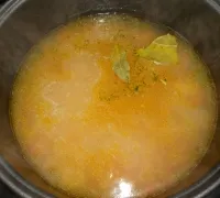 Supa cu fasole și carne de pui in reteta fotografie multivarka