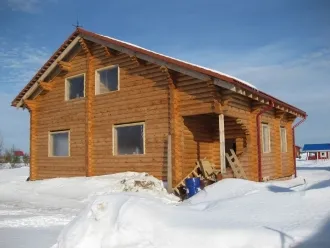 Изграждане на дървени къщи в Владимир