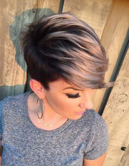 Pixie Подстригване Фото, технология и стил през 2016 г., hairfox