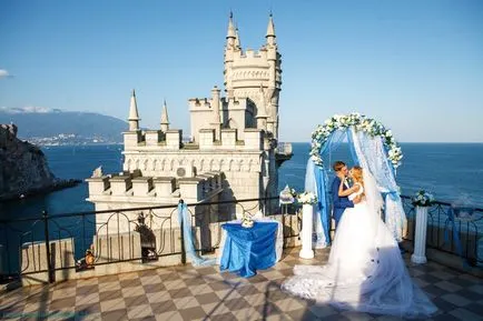 Морска сватба в Крим, резиденцията