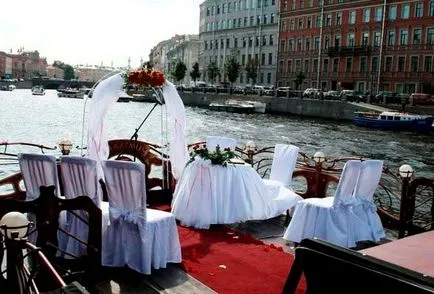 Сватба на лодка, Нева Yacht Club