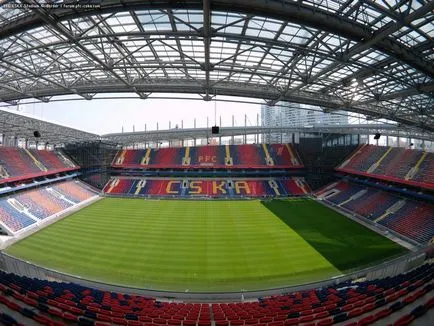 Építése a stadion CSKA