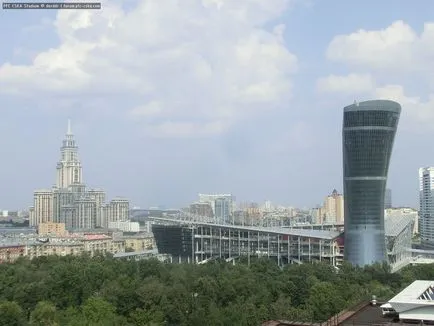 Строежът на стадиона на ЦСКА
