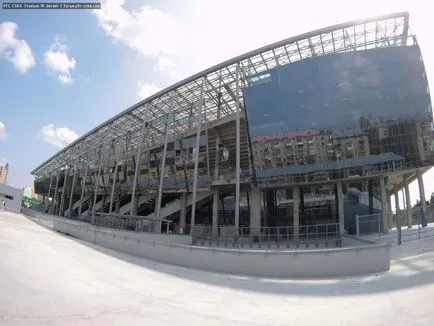 Építése a stadion CSKA