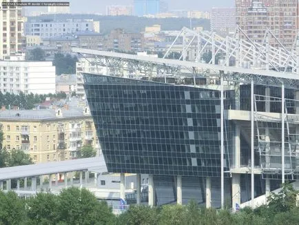 Строежът на стадиона на ЦСКА