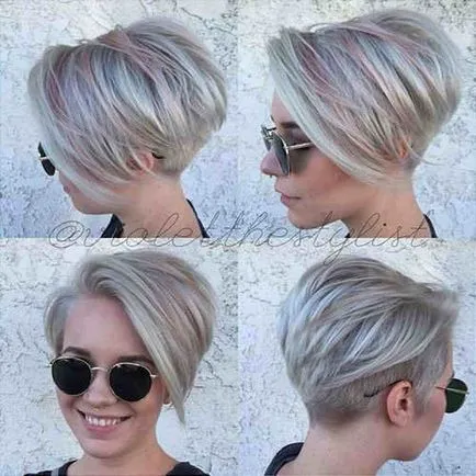 Pixie Подстригване Фото, технология и стил през 2016 г., hairfox