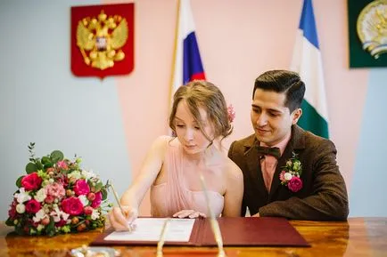 Nunta Zulfiya Azat și aprilie tremurător, roz pal, se căsătorească cu mine, Rustem!