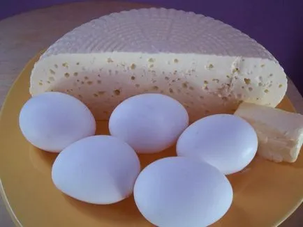 Tészta KHACHAPURI recept egy fotó