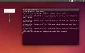 Ubuntu unitatea ca transferul panoul lateral în jos