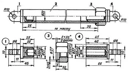 Suspensie Tricycle-aer, Model constructii