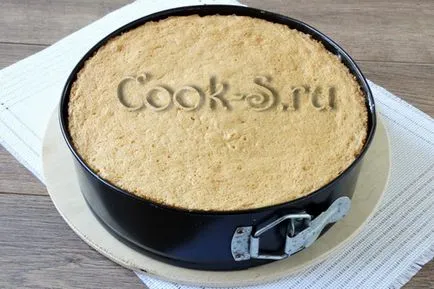 Torta konzerv őszibarack - lépésről lépésre recept fotókkal, desszertek