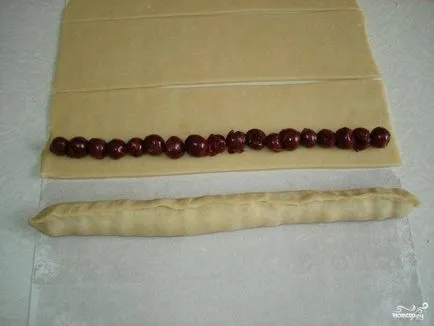 Cake - kolostor kunyhó - cseresznye - lépésről lépésre recept fotók