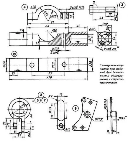 Suspensie Tricycle-aer, Model constructii