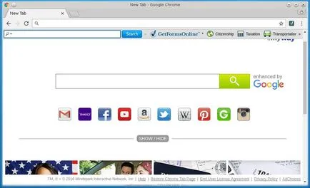 Eliminați browser-ul getformsonline (utilizator), spayvare ru