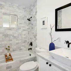 Bath kék fotó, adja meg a stílus, design javaslatok