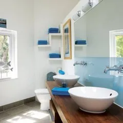 Bath kék fotó, adja meg a stílus, design javaslatok