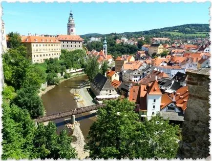 Numai în Český Krumlov, excursie cu Tatyanoy Vysotskoy