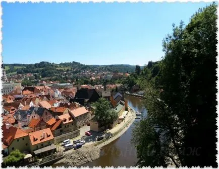 A Český Krumlov egyedül, utazás Tatyanoy Vysotskoy