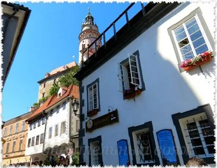 Numai în Český Krumlov, excursie cu Tatyanoy Vysotskoy