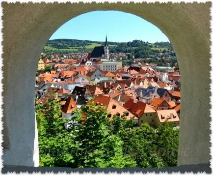 Numai în Český Krumlov, excursie cu Tatyanoy Vysotskoy