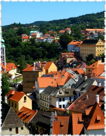 A Český Krumlov egyedül, utazás Tatyanoy Vysotskoy