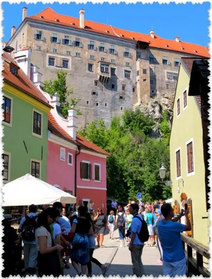 Numai în Český Krumlov, excursie cu Tatyanoy Vysotskoy