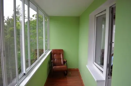 decorațiuni interioare în balcon Hrușciov fotografie