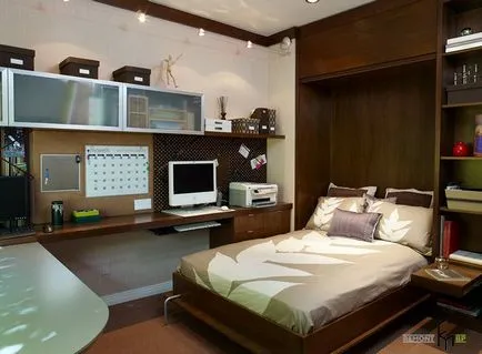 Beépített ágy 30 tervezési példák a belső fotó