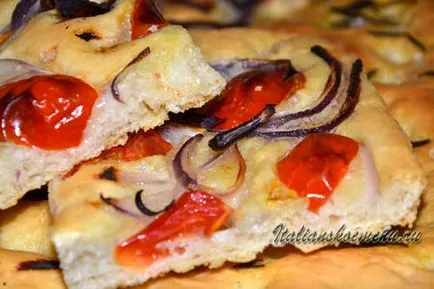 Focaccia - egy recept a házi kemencében