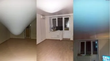 Fotografii de plafoane suspendate în apartament, ideea de design-ul original