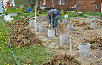 Fundamentul conductelor de azbociment caracteristici, pro și contra, tehnologia de construcție