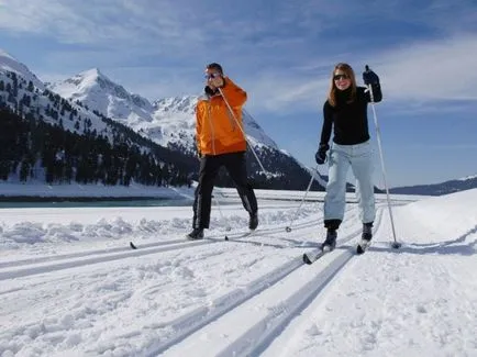 Ahol ők találták, és úttörő használata síelés - ski sport