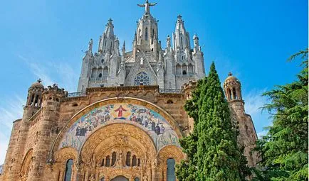 Muntele Tibidabo Templul Inimii Sacre - ghid TM barcelona