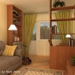 Interiorul unui living mic pentru diferite situații, desene sau modele, Nr 101