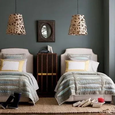 МВР се от спалня с две единични легла споделят пространство - блог за интериорен дизайн - студио topproject