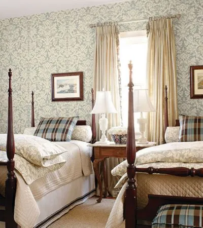 Interior de un dormitor cu paturi twin împart spațiul - un blog despre design interior - studio topproject