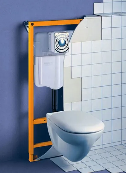 Instalarea toaletei etape dreapta instalare