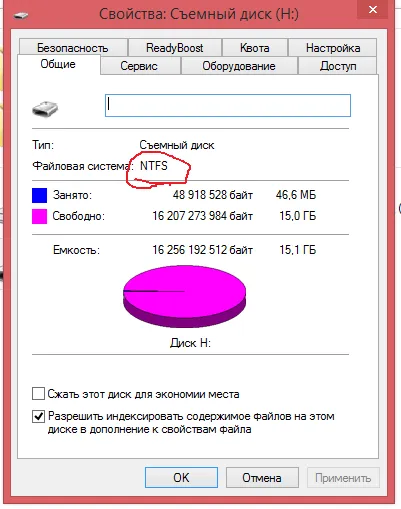 Как да форматирате USB флаш устройство с NTFS