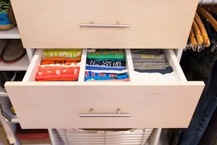 Hogyan tisztítsák meg a szekrényben ruhák, képek és tippek